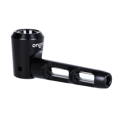 ONGROK Aluminum & Glass Spoon Pipe | Black