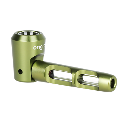 ONGROK Aluminum & Glass Spoon Pipe | Green