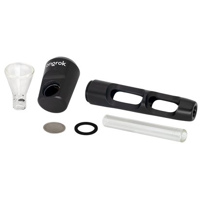 ONGROK Aluminum & Glass Spoon Pipe | All Pieces