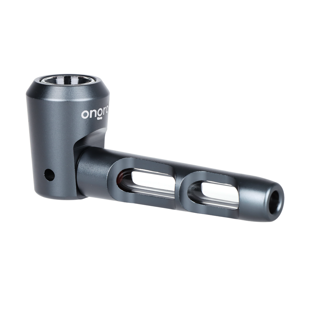 ONGROK Aluminum & Glass Spoon Pipe | Silver