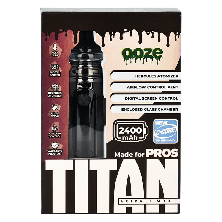 Ooze Titan Extract Mod Vaporizer | Packaging