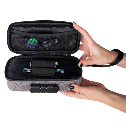 Ooze Traveler Series Smell Proof Travel Pouch | Open View | Top Layer