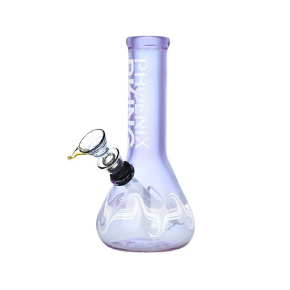 Phoenix Rising Beaker Base Bong | Purple