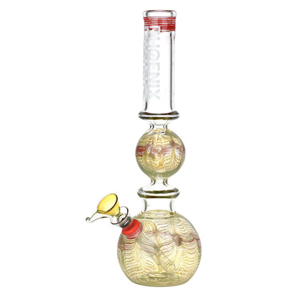 Phoenix Rising Bubble Ball Bong | Red