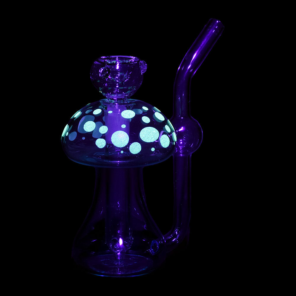 Phosphorescent Fungi Bubbler | Glow In The Dark Accents