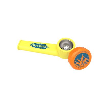 PieceMaker Karma Silicone Hand Pipe | Yuca Yellow