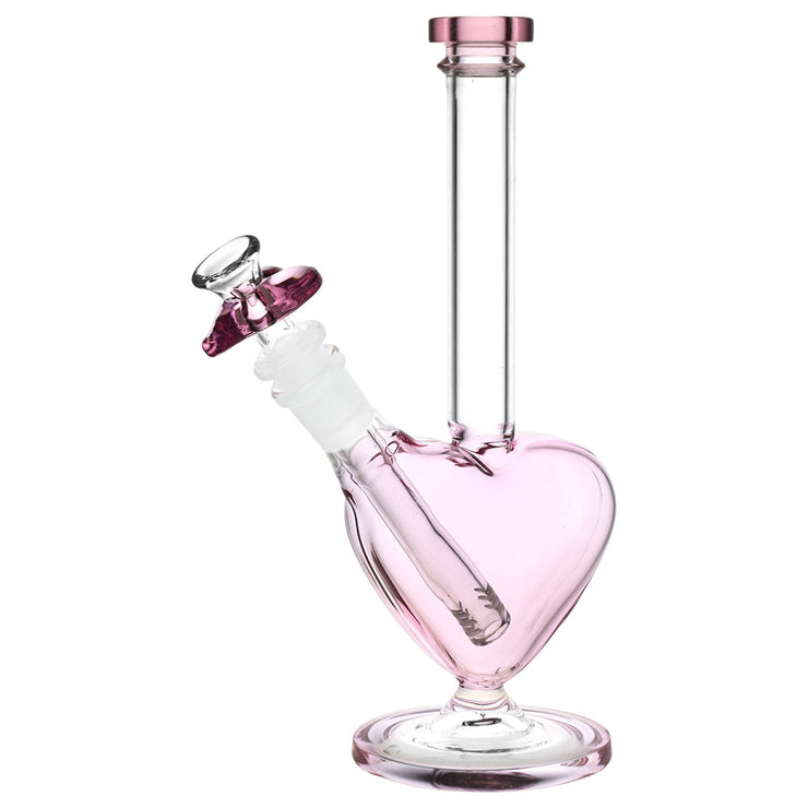 Pink Passion Heart Bong | Front View