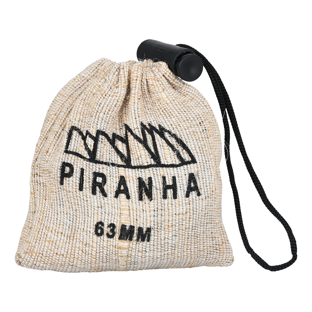 Piranha Aluminum Grinder | 2pc | 2.5" | Travel Pouch