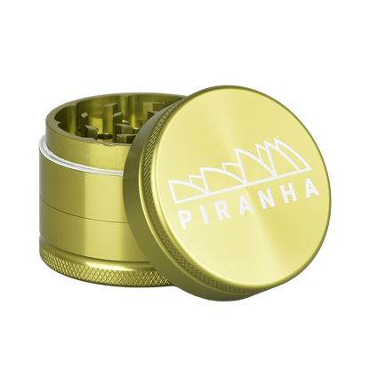 Piranha Aluminum Grinder | 3pc | 2" | Green