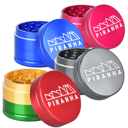 Piranha Aluminum Grinder | 3pc | 2" | Group