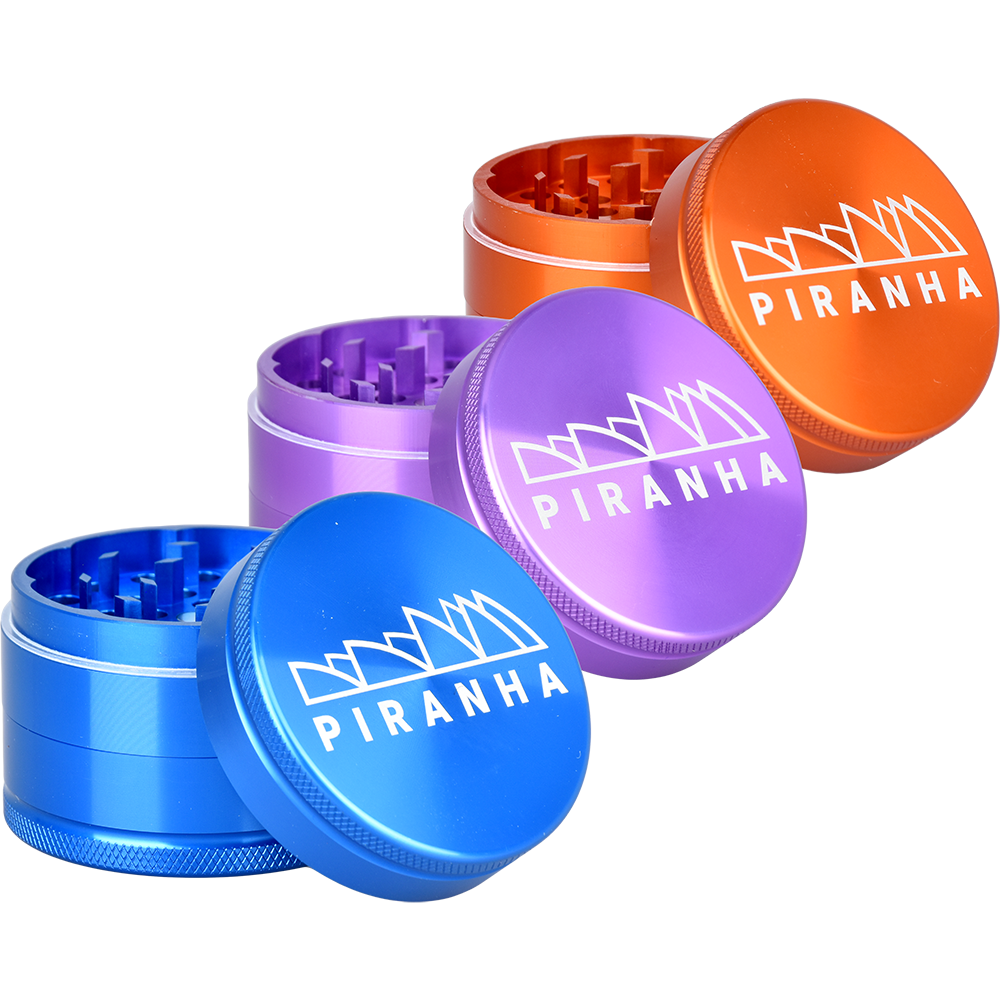 Piranha Aluminum Grinder | 3pc | 2.2" | Group