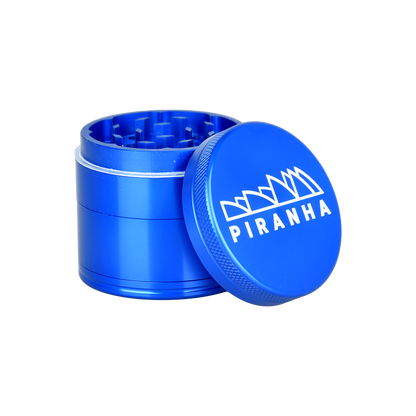 Piranha Aluminum Grinder | 4pc | 2" | Blue