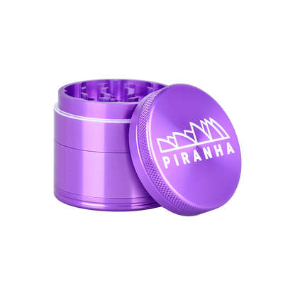 Piranha Aluminum Grinder | 4pc | 2" | Purple