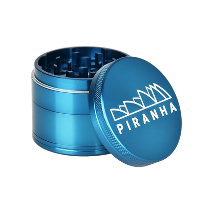 Piranha Aluminum Grinder | 4pc | 2.2" | Blue