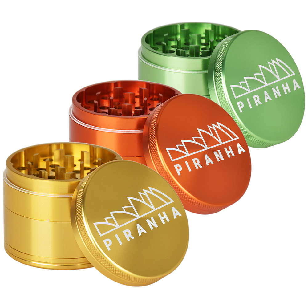 Piranha Aluminum Grinder | 4pc | 2.2" | Group