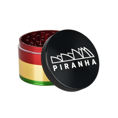 Piranha Aluminum Grinder | 4pc | 2.5" | Rasta