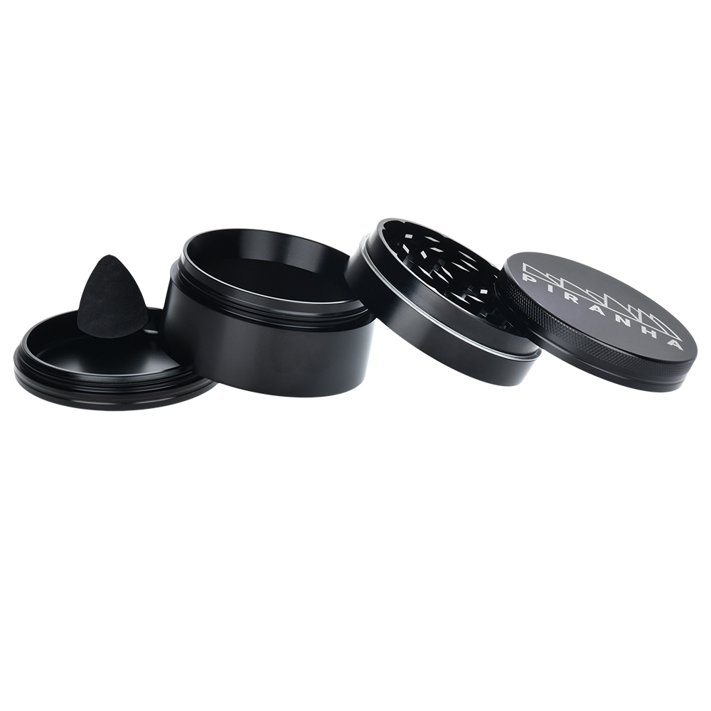 Piranha Aluminum Grinder | 4pc | 3" | Pieces