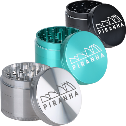 Piranha Aluminum Grinder | 4pc | 3.5" | Group