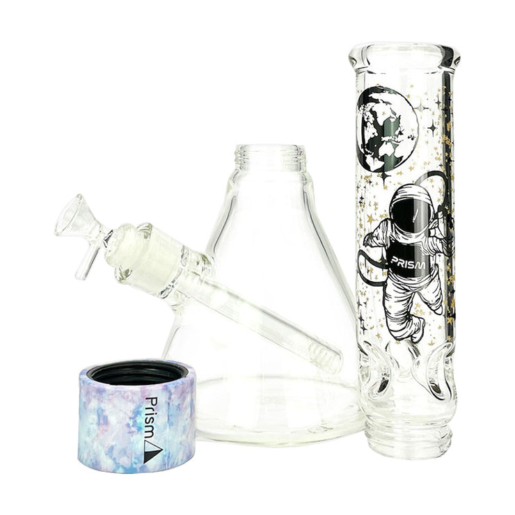 Prism Standard Beaker Single Stack Bong | Spaced Out | Pieces