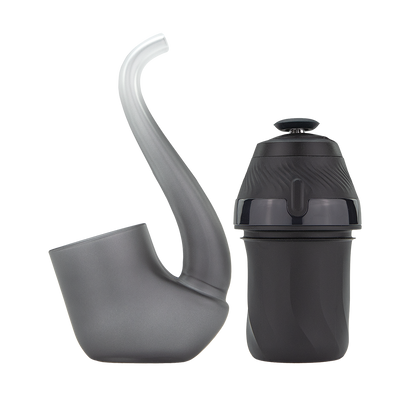 Puffco New Proxy Vaporizer | Onyx | Base & Pipe View