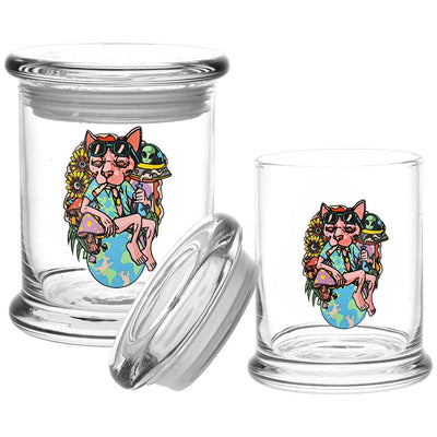 Pulsar 420 Jars | Pop Top Jar | Chill Cat | Group