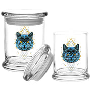 Pulsar 420 Jars | Pop Top Jar | Sacred Cat Geometry Design | Group