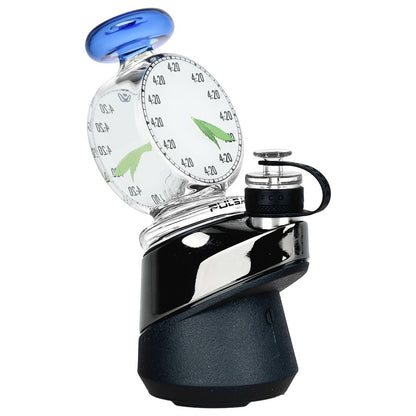 Pulsar 4:20 Time Piece Rig for Puffco Peak Series | Unit In Use