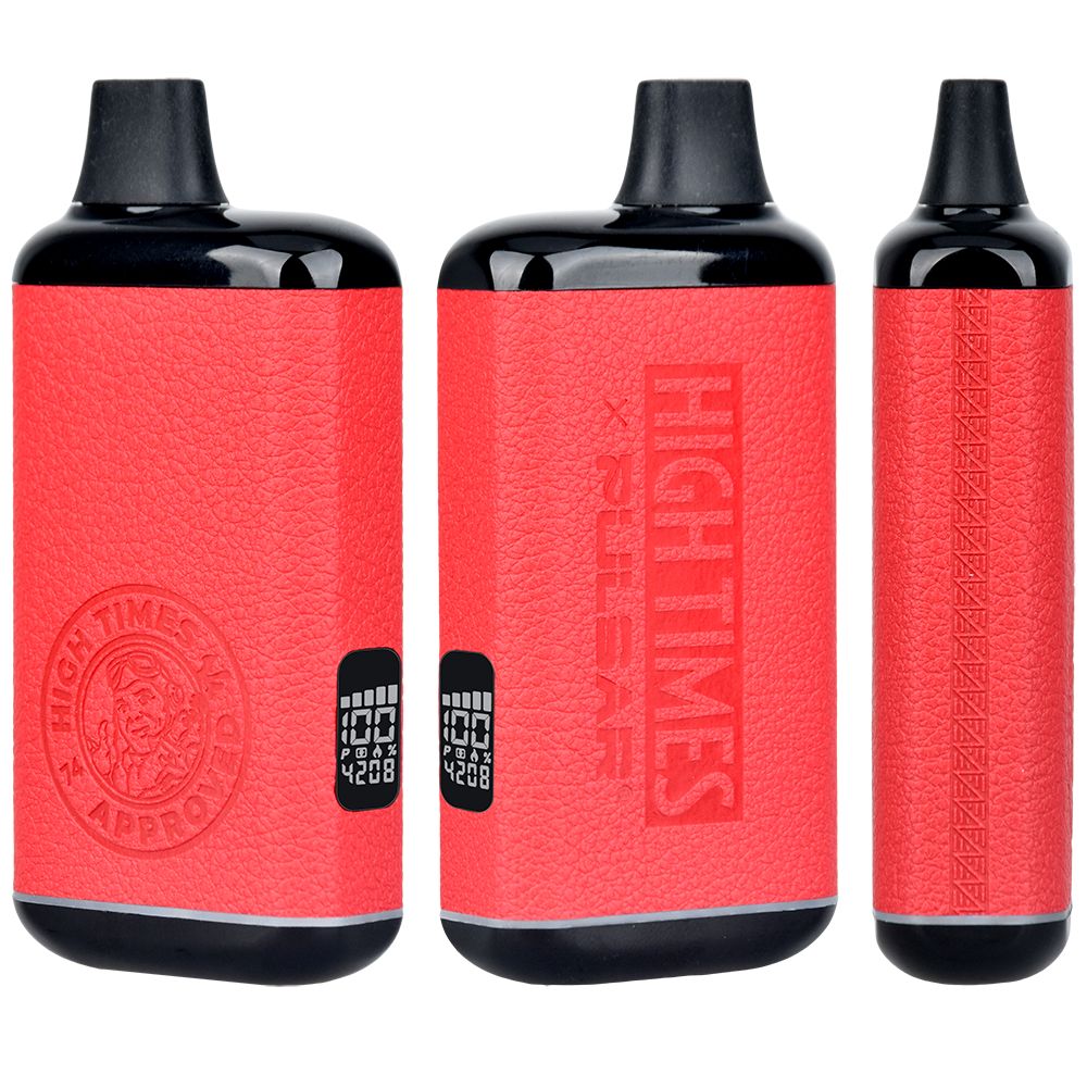 Pulsar 510 DL 2.0 PRO Auto-Draw Vape Bar | High Times Series | Red Leather Grip