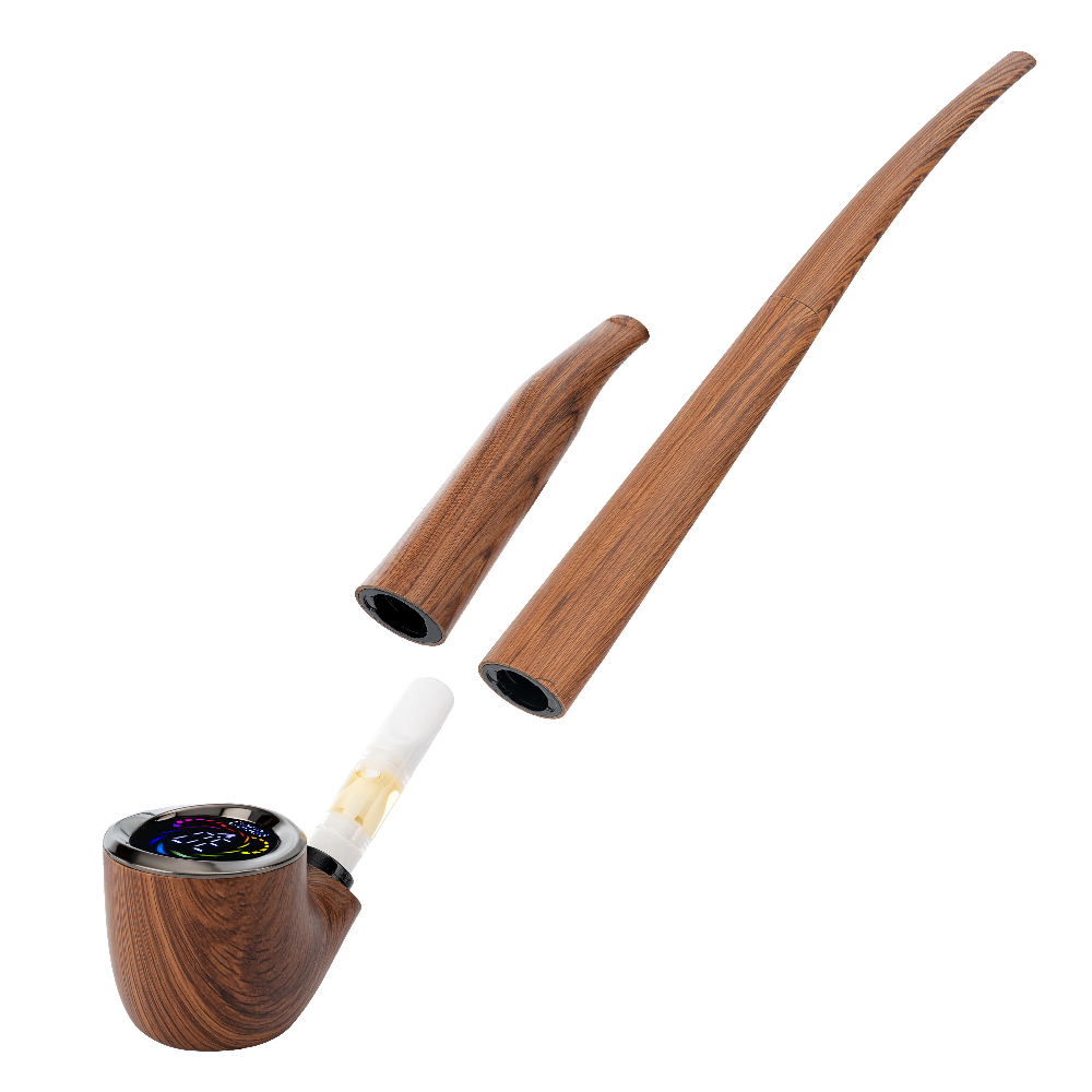 Pulsar 510 DL Wizard Pipe Auto-Draw Vape | Bewitched Briar | Interchangeable Stems