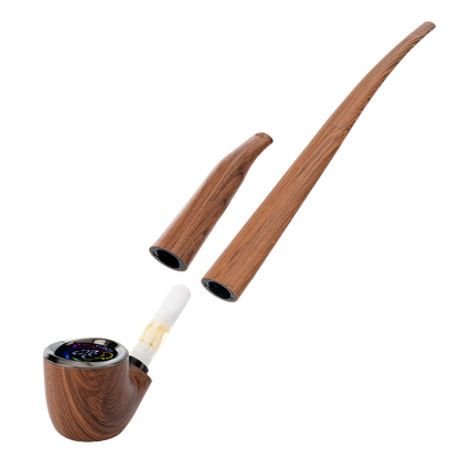 Pulsar 510 DL Wizard Pipe Auto-Draw Vape | Bewitched Briar | Interchangeable Stems