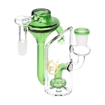 Pulsar Alchemist Recycler Ash Catcher | 90 Degree Joint | Green