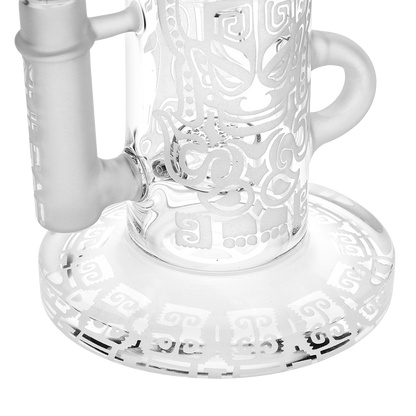 Pulsar Ancient Knowledge Klein Recycler Bong | Base & Percolator Close View