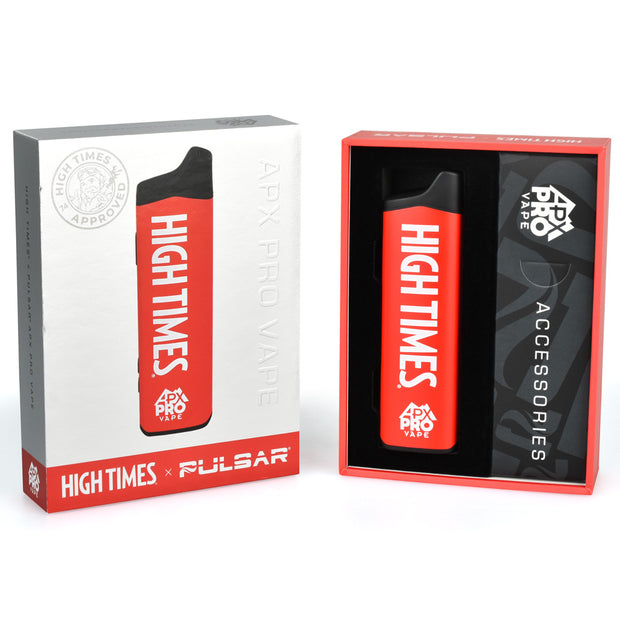 High Times® x Pulsar Bundles | APX Pro Herb Vaporizer | Packaging