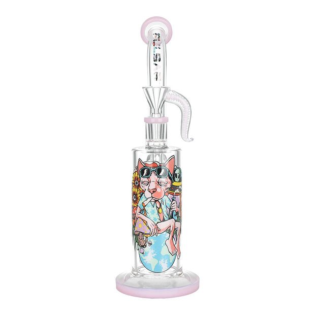 Complete Chill Cat Bundle | Rig Style Bong Front View