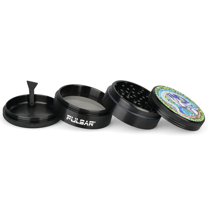 Pulsar Design Series Metal Grinder | Remembering Dragon | 4 Pieces