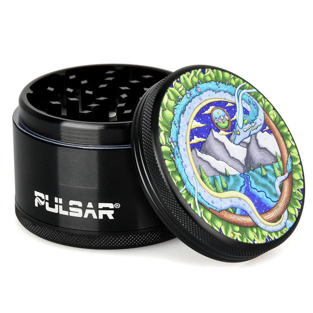 Dragon Portal Metal Weed Grinder Artist Series Pulsar Pulsar