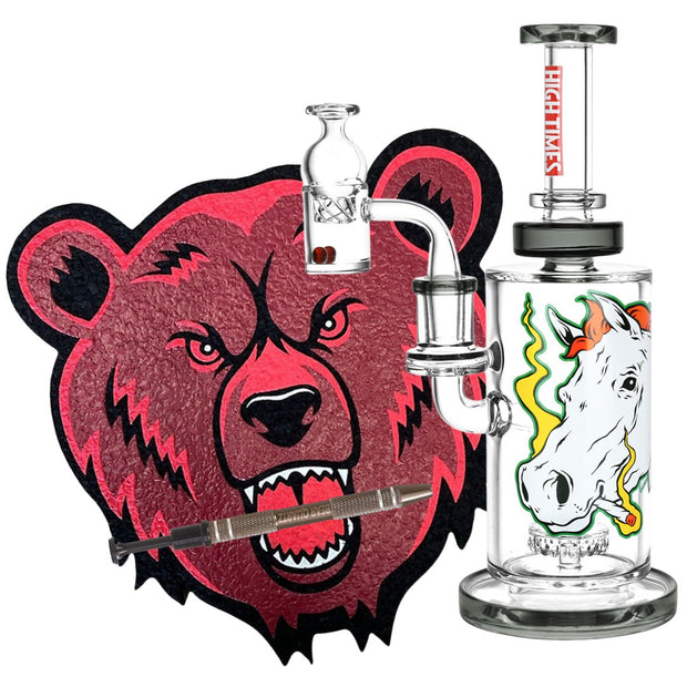 High Times® x Pulsar x Bear Quartz Ultimate High-bernation Dab Rig Bundle | Bronze