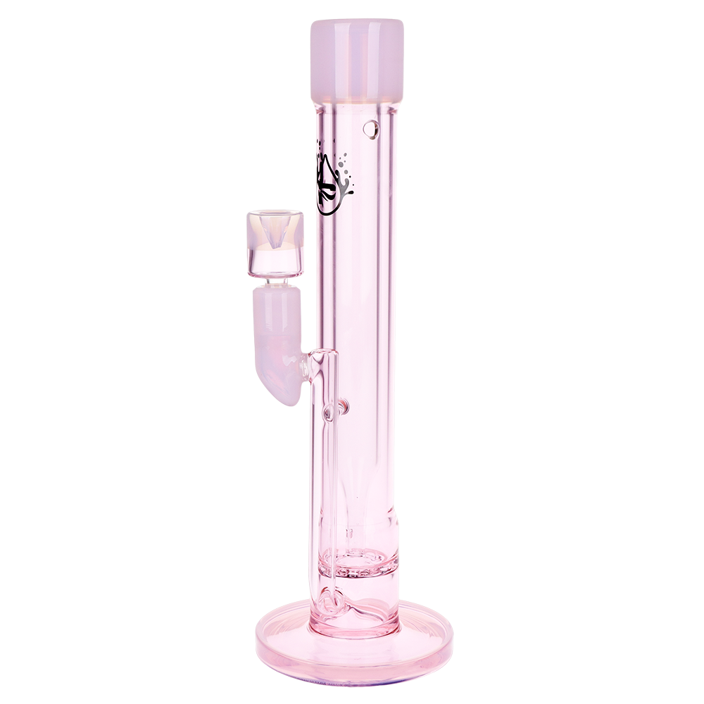 Pulsar Double Wall Transporter Straight Tube Bong | Pink