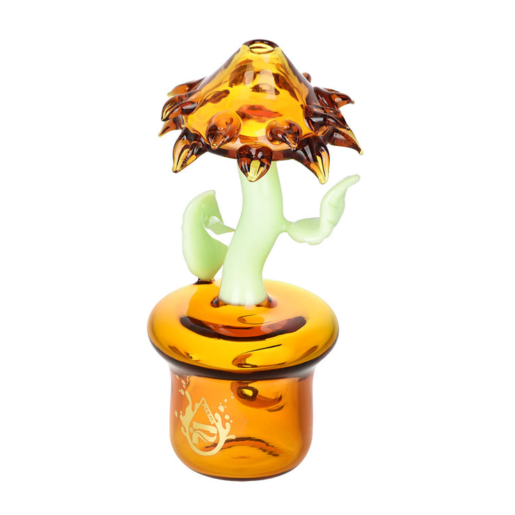 Pulsar Blooming Flower Hand Pipe | Amber