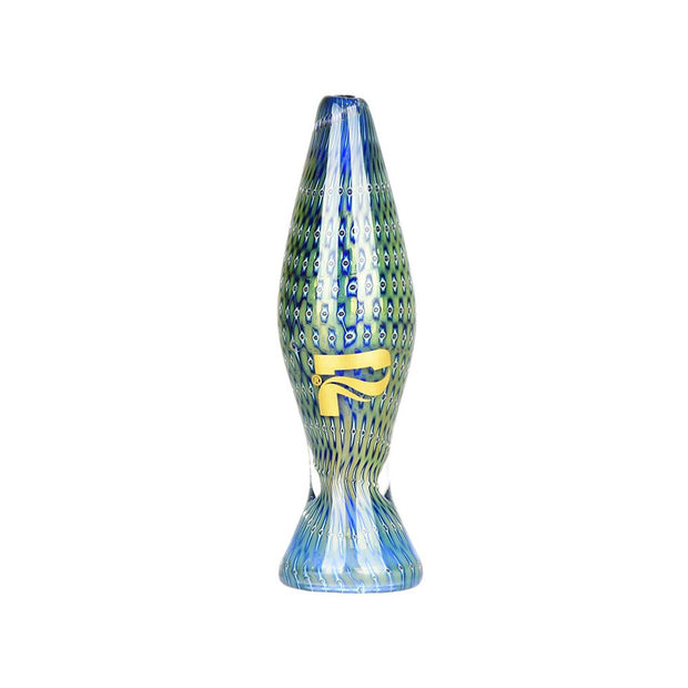 Pulsar Bubble Matrix Chillum Pipe | Blue