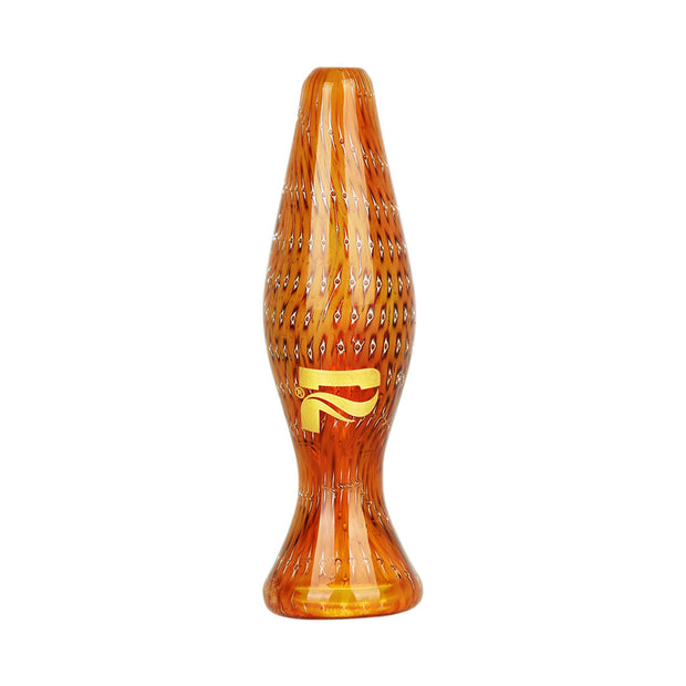 Pulsar Bubble Matrix Chillum Pipe | Orange