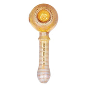 Pulsar Bubble Matrix Honeypot Spoon Pipe | Gold