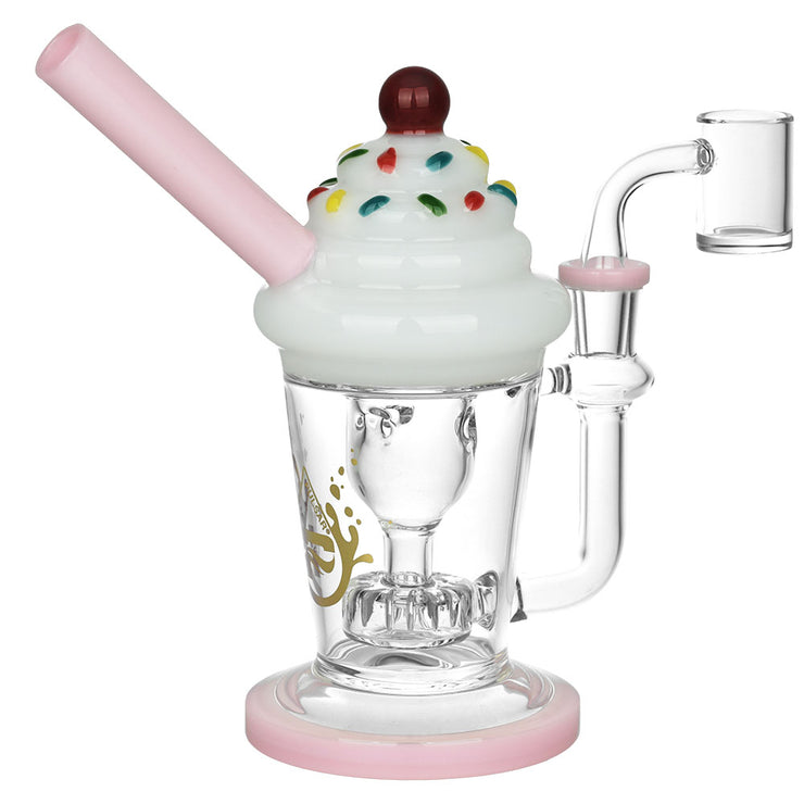 Pulsar Cherry On Top Recycler Dab Rig | Pink