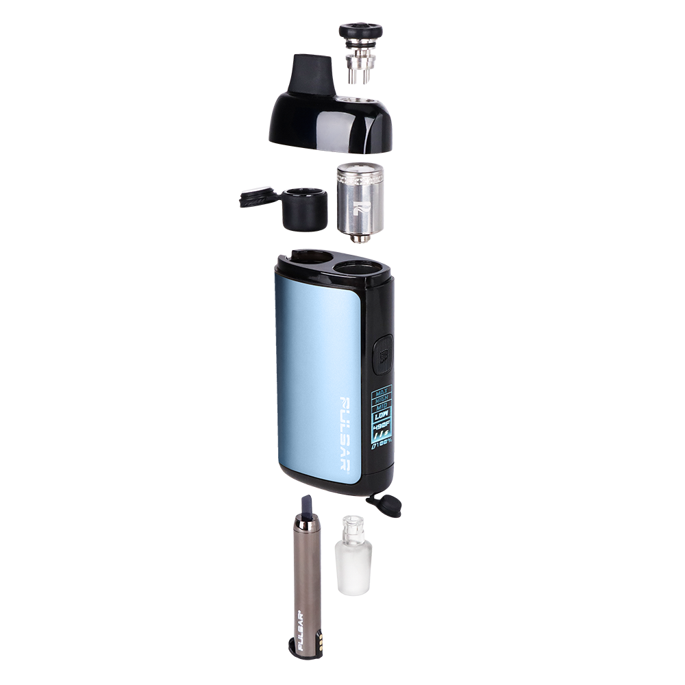 Pulsar Chorus Concentrate Vaporizer | Exploded View | Blue