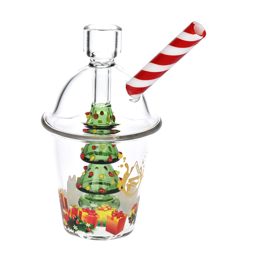 Pulsar Christmas Cup Bubbler | Back View