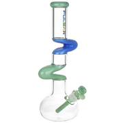 Pulsar Color Block Zig Zag Bong | Green