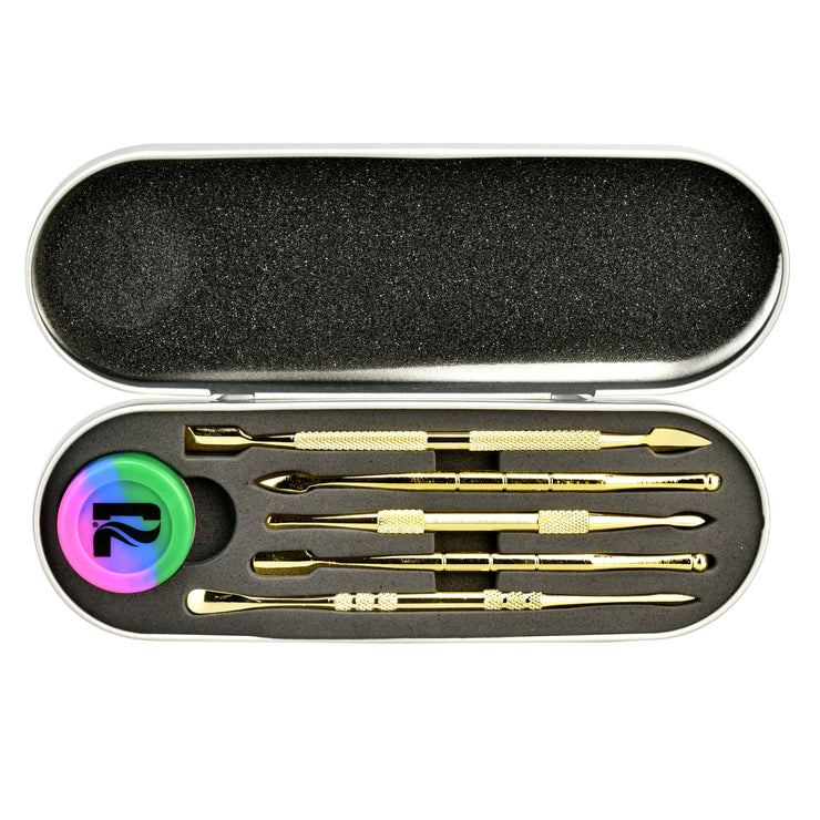 High Times® x Pulsar Bundles | Metal Dab Tool Set | Gold