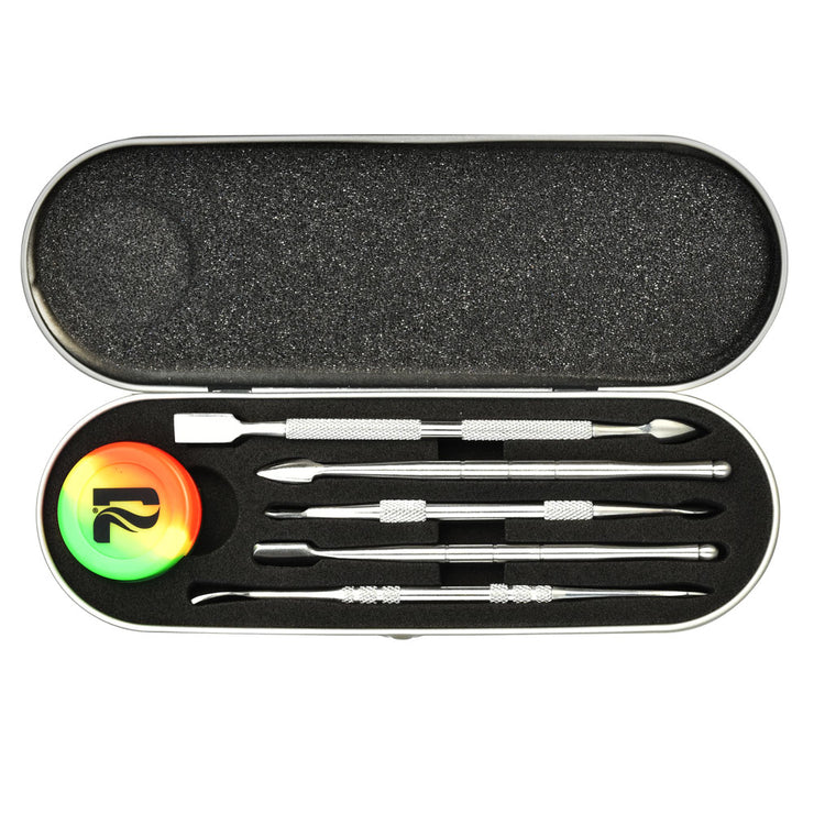 High Times® x Pulsar Bundles | Metal Dab Tool Set | Silver