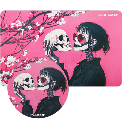 Pulsar DabPadz Dab Mat | Sakura Skulls | Group