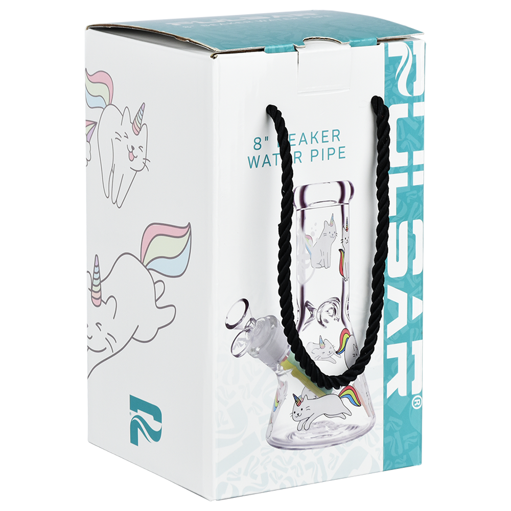 Pulsar Design Series Beaker Bong | Caticorns | Gift Box Packaging